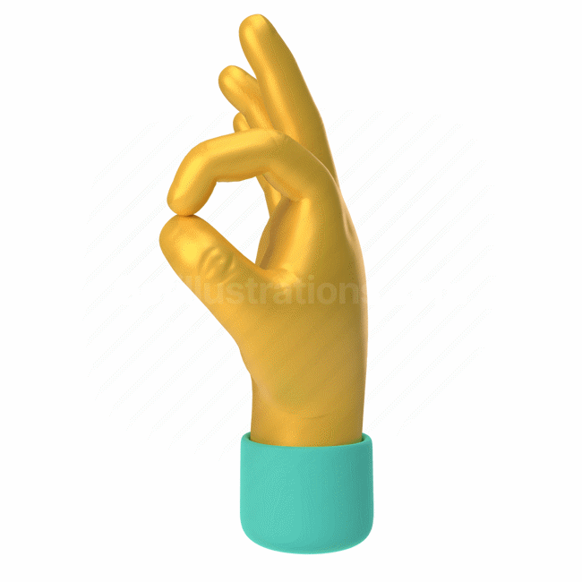 emoticon, emoji, sticker, gesture, ok, hand, yellow